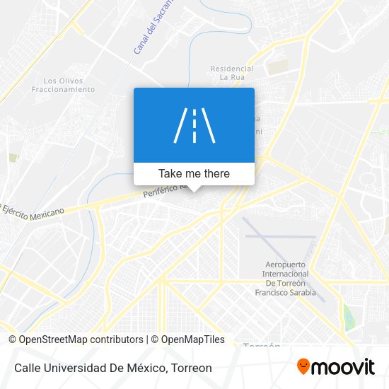 Calle Universidad De México map