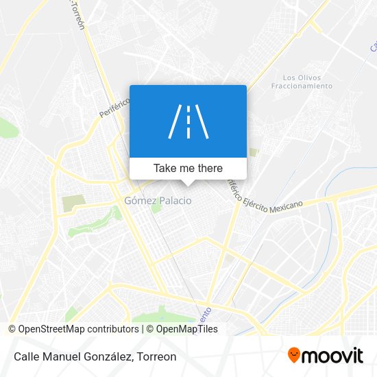 Mapa de Calle Manuel González