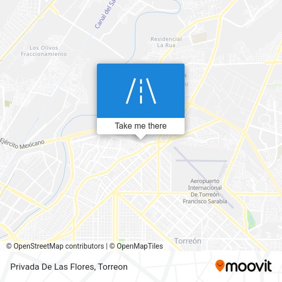 Privada De Las Flores map