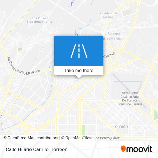 Mapa de Calle Hilario Carrillo