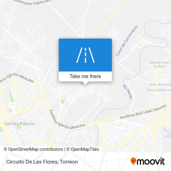Circuito De Las Flores map