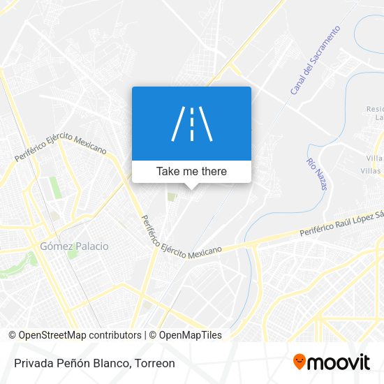 Privada Peñón Blanco map