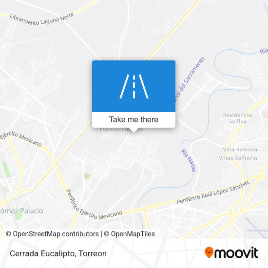 Mapa de Cerrada Eucalipto