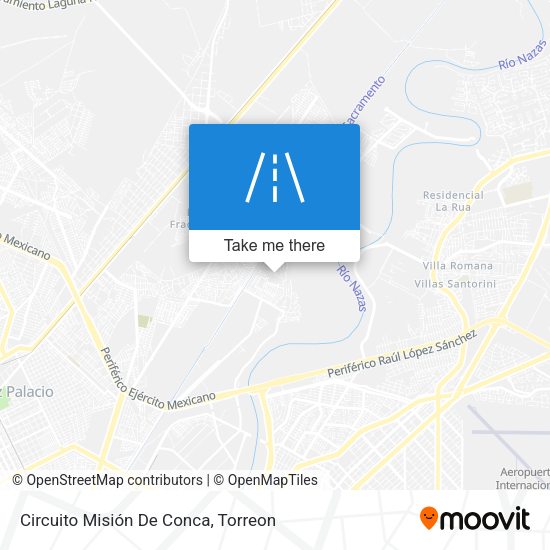 Mapa de Circuito Misión De Conca
