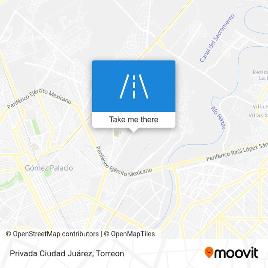 Privada Ciudad Juárez map