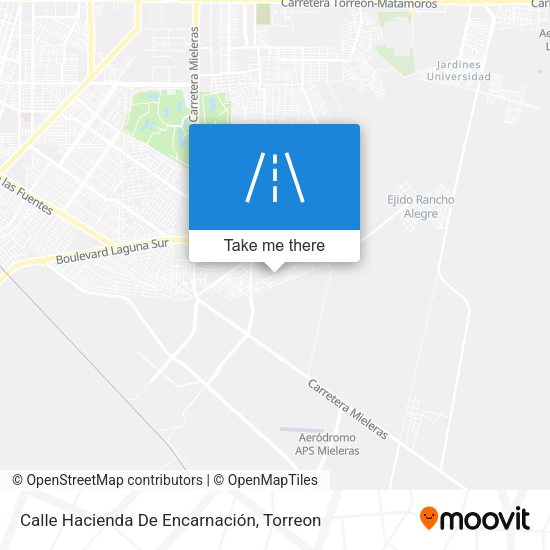 Mapa de Calle Hacienda De Encarnación