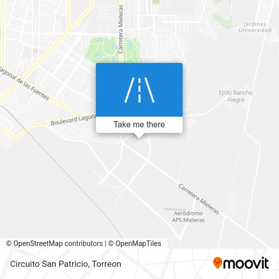 Circuito San Patricio map