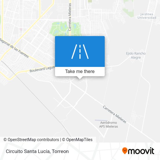 Mapa de Circuito Santa Lucía