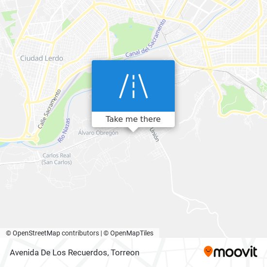 Avenida De Los Recuerdos map