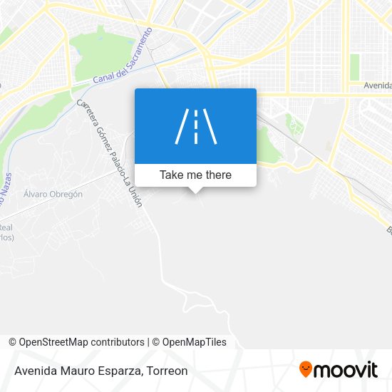Mapa de Avenida Mauro Esparza
