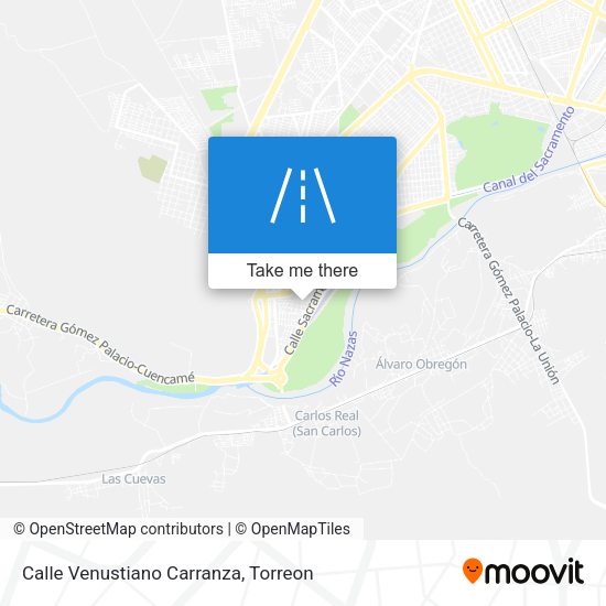 Calle Venustiano Carranza map