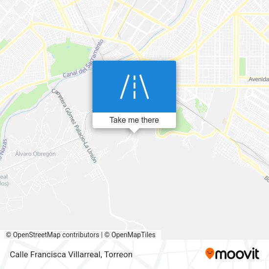 Calle Francisca Villarreal map
