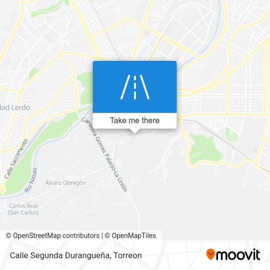 Calle Segunda Durangueña map