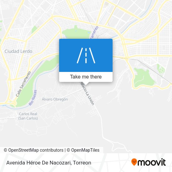 Avenida Héroe De Nacozari map