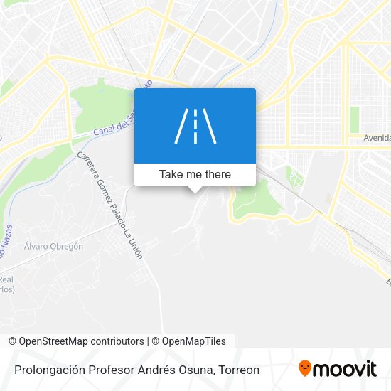 Mapa de Prolongación Profesor Andrés Osuna