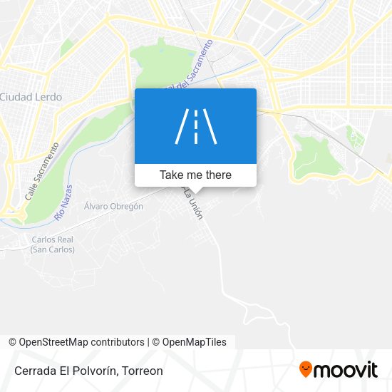 Cerrada El Polvorín map