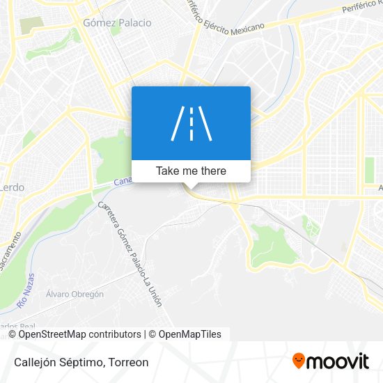 Mapa de Callejón Séptimo