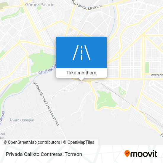 Mapa de Privada Calixto Contreras
