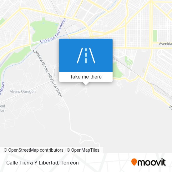Calle Tierra Y Libertad map