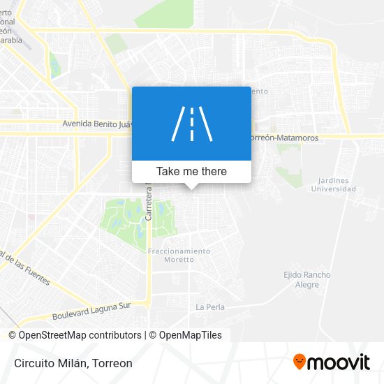 Mapa de Circuito Milán