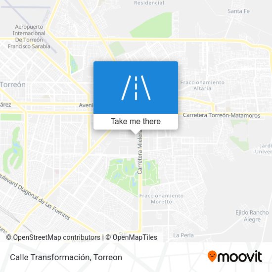 Mapa de Calle Transformación