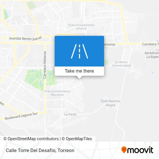 Calle Torre Del Desafío map