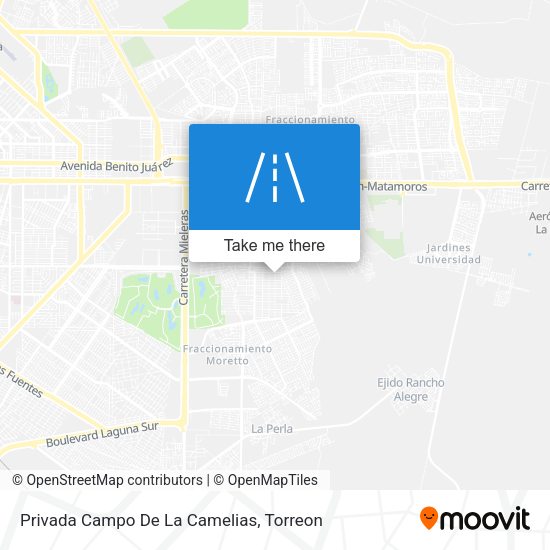Privada Campo De La Camelias map