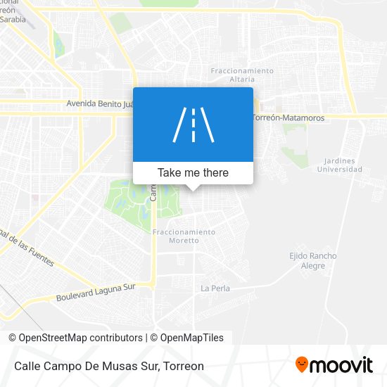 Calle Campo De Musas Sur map