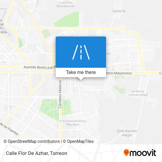 Mapa de Calle Flor De Azhar