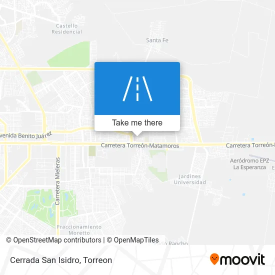 Cerrada San Isidro map