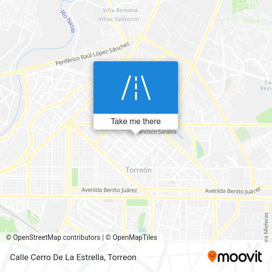 Calle Cerro De La Estrella map