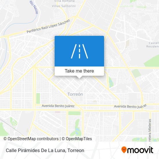 Calle Pirámides De La Luna map