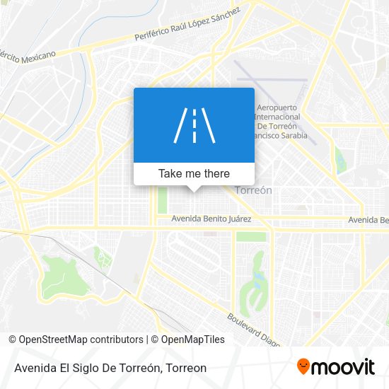 Avenida El Siglo De Torreón map
