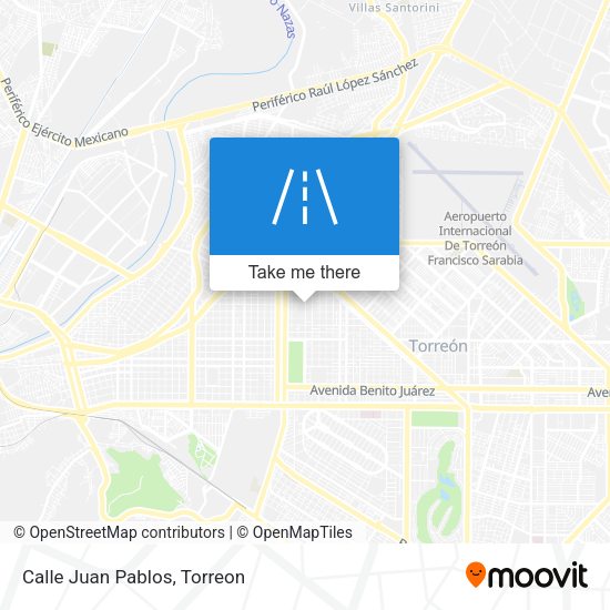 Mapa de Calle Juan Pablos