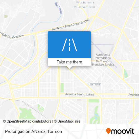Prolongación Álvarez map