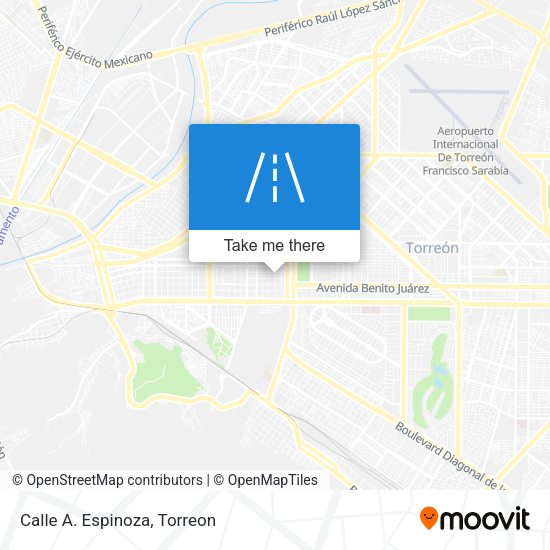 Mapa de Calle A. Espinoza