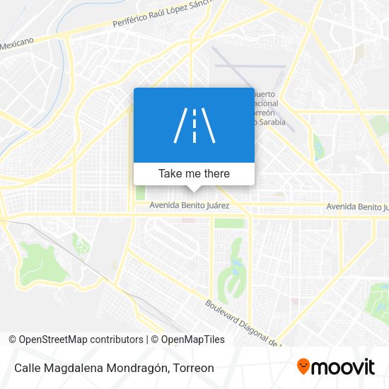 Calle Magdalena Mondragón map