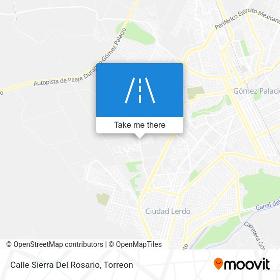 Mapa de Calle Sierra Del Rosario