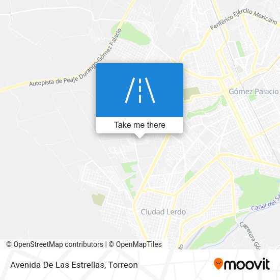 Avenida De Las Estrellas map