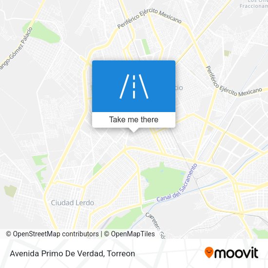 Avenida Primo De Verdad map