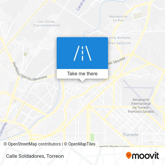 Mapa de Calle Soldadores