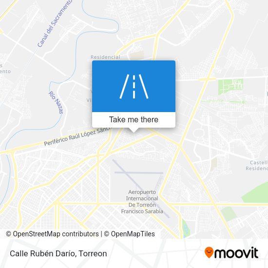 Calle Rubén Darío map