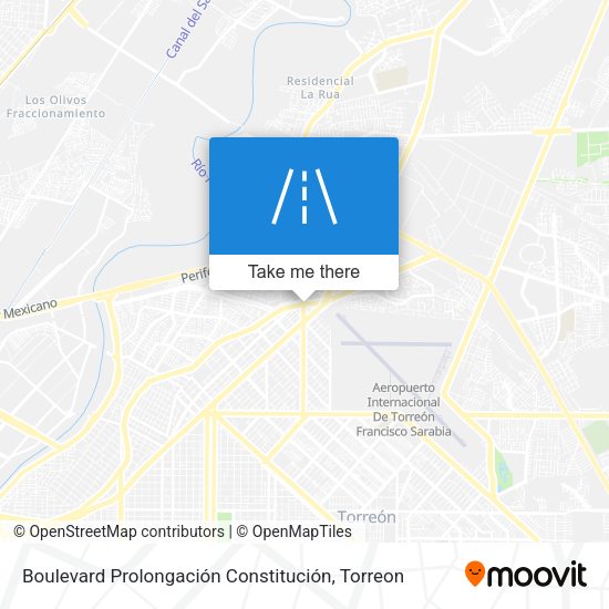 Boulevard Prolongación Constitución map