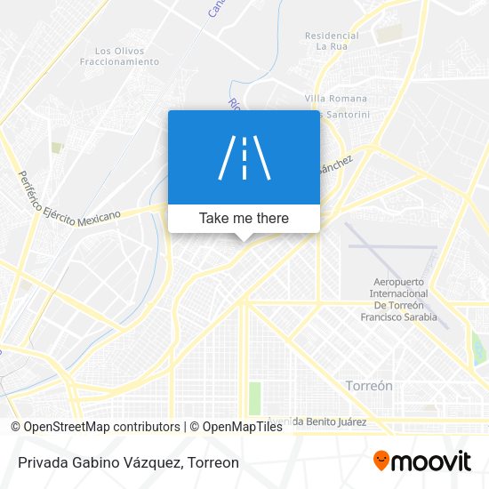Privada Gabino Vázquez map