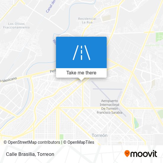 Mapa de Calle Brasilia