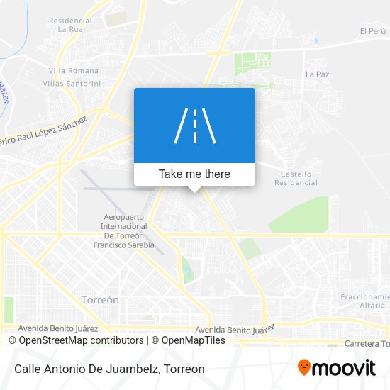 Calle Antonio De Juambelz map
