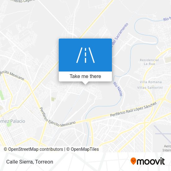 Mapa de Calle Sierra