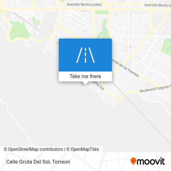 Mapa de Calle Gruta Del Sol