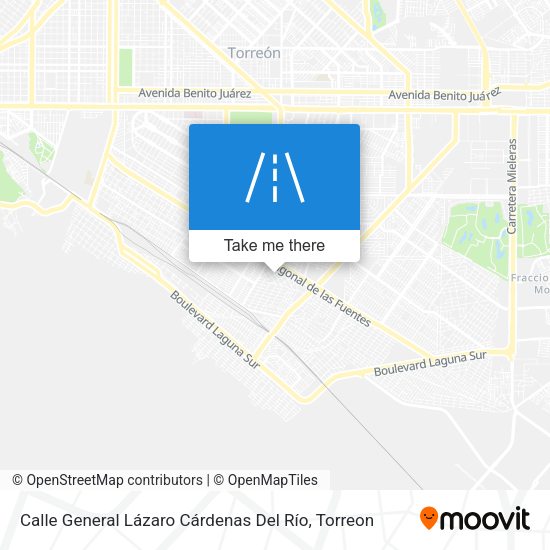 Calle General Lázaro Cárdenas Del Río map