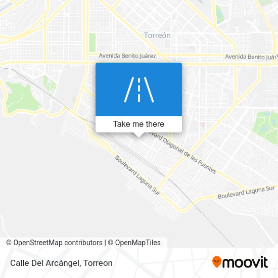 Calle Del Arcángel map